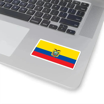 Flag of Ecuador 1900-2009 (Ecuador) STICKER Vinyl Kiss-Cut Decal - The Sticker Space