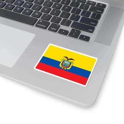 Flag of Ecuador (Ecuador) STICKER Vinyl Kiss-Cut Decal - The Sticker Space