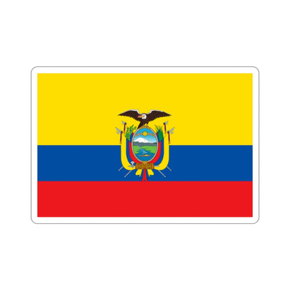 Flag of Ecuador STICKER Vinyl Die-Cut Decal-2 Inch-The Sticker Space