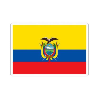 Flag of Ecuador STICKER Vinyl Die-Cut Decal-3 Inch-The Sticker Space