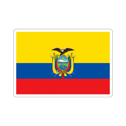 Flag of Ecuador STICKER Vinyl Die-Cut Decal-3 Inch-The Sticker Space