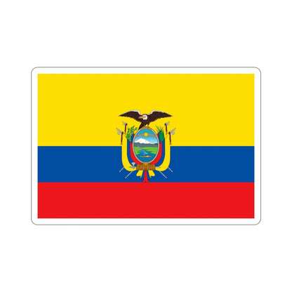 Flag of Ecuador STICKER Vinyl Die-Cut Decal-6 Inch-The Sticker Space