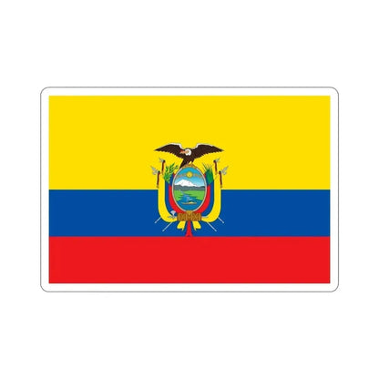 Flag of Ecuador STICKER Vinyl Die-Cut Decal 6 Inch - The Sticker Space