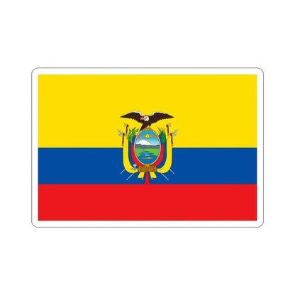 Flag of Ecuador STICKER Vinyl Die-Cut Decal - The Sticker Space