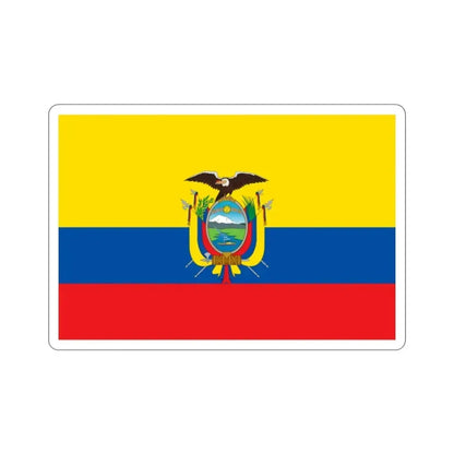 Flag of Ecuador STICKER Vinyl Die-Cut Decal - The Sticker Space