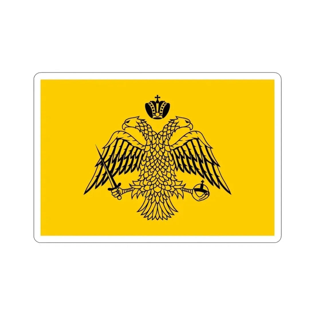 Flag of Ecumenical Patriarchate of Constantinople STICKER Vinyl Die-Cut Decal 3 Inch - The Sticker Space
