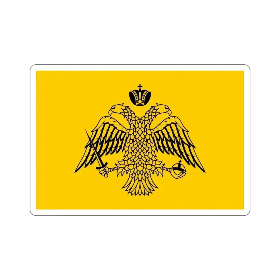 Flag of Ecumenical Patriarchate of Constantinople STICKER Vinyl Die-Cut Decal 5 Inch - The Sticker Space