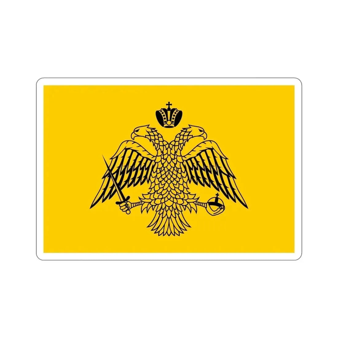 Flag of Ecumenical Patriarchate of Constantinople STICKER Vinyl Die-Cut Decal - The Sticker Space