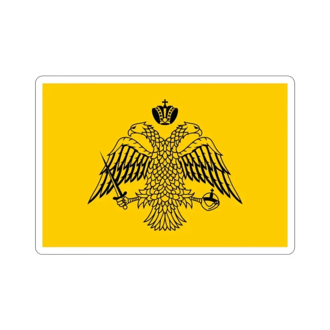 Flag of Ecumenical Patriarchate of Constantinople STICKER Vinyl Die-Cut Decal - The Sticker Space