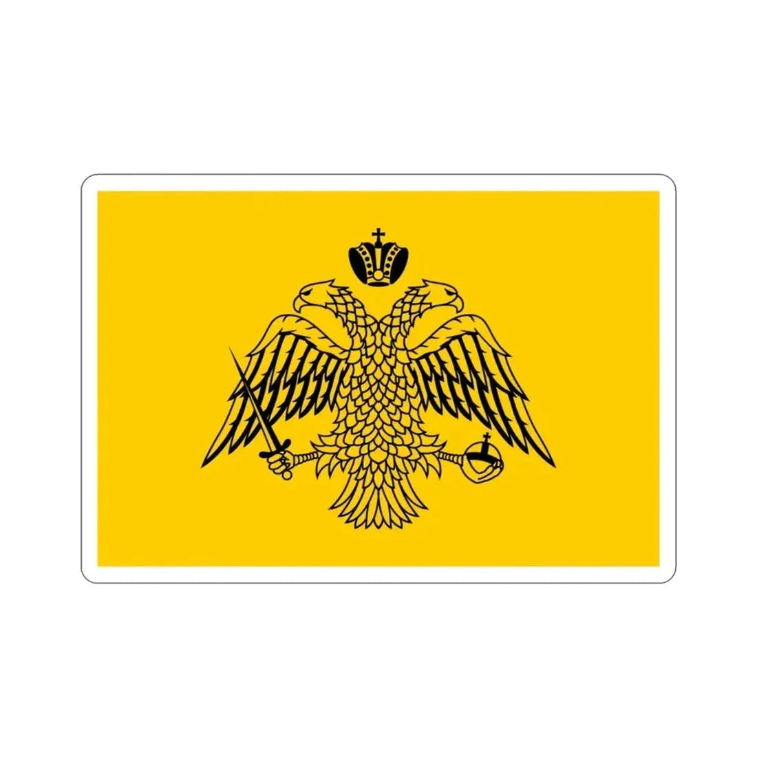 Flag of Ecumenical Patriarchate of Constantinople STICKER Vinyl Die-Cut Decal - The Sticker Space