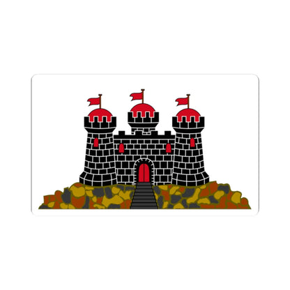 Flag of Edinburgh (Scotland) STICKER Vinyl Kiss-Cut Decal 2 Inch White - The Sticker Space