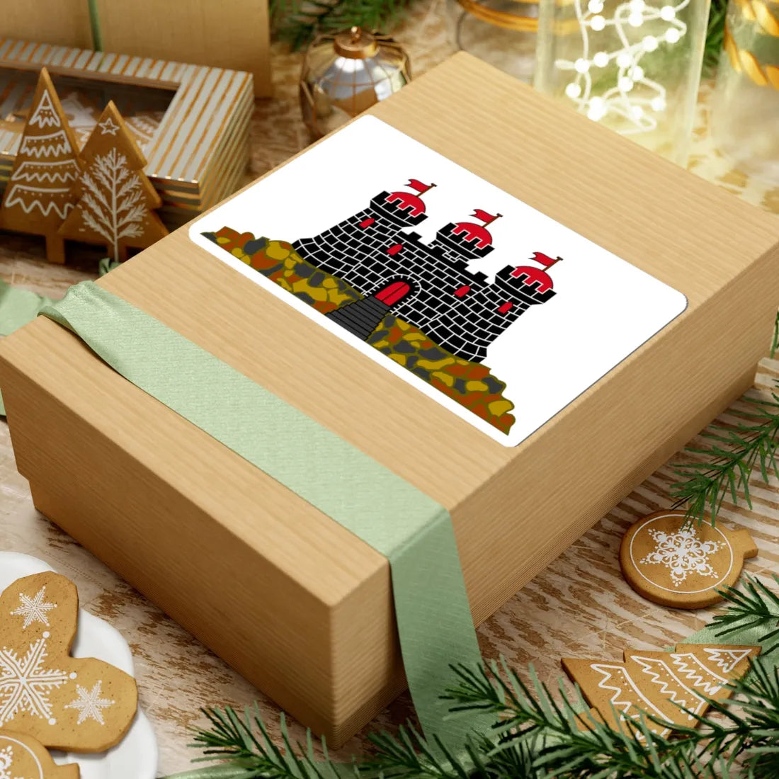 Flag of Edinburgh (Scotland) STICKER Vinyl Kiss-Cut Decal - The Sticker Space