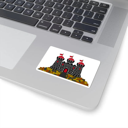 Flag of Edinburgh (Scotland) STICKER Vinyl Kiss-Cut Decal - The Sticker Space