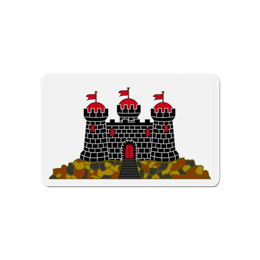 Flag of Edinburgh UK - Die-Cut Magnet-6 × 6"-The Sticker Space