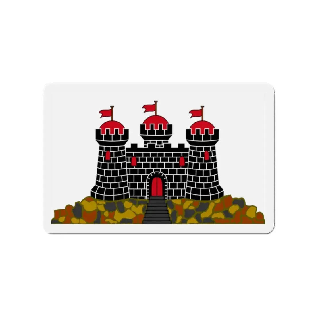 Flag of Edinburgh UK - Refrigerator Magnet 2 Inch - The Sticker Space