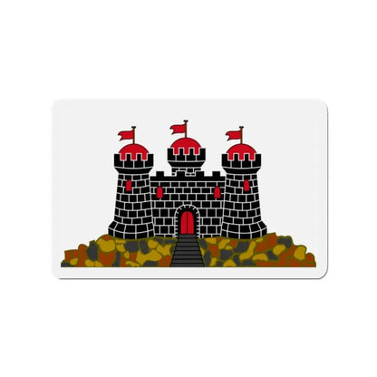 Flag of Edinburgh UK - Refrigerator Magnet 2 Inch - The Sticker Space