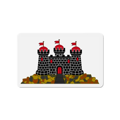 Flag of Edinburgh UK - Refrigerator Magnet 3 Inch - The Sticker Space