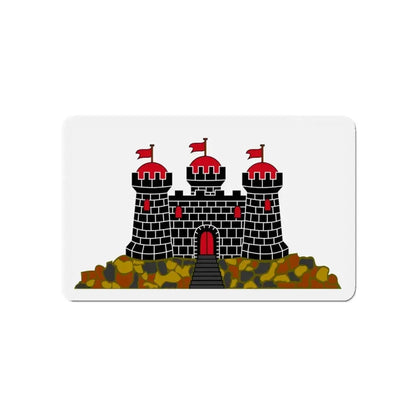 Flag of Edinburgh UK - Refrigerator Magnet 4 Inch - The Sticker Space