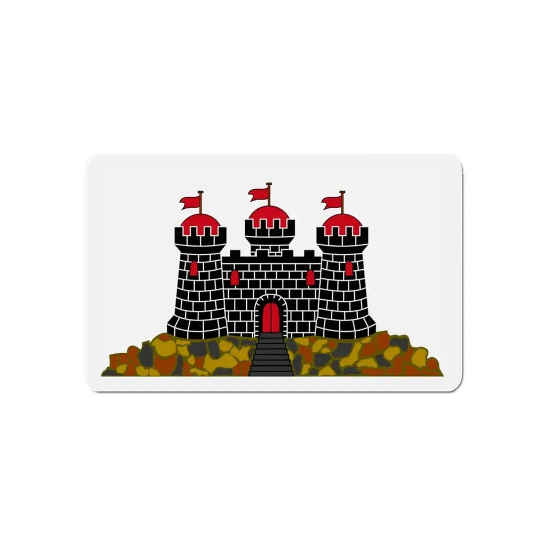 Flag of Edinburgh UK - Refrigerator Magnet 5 Inch - The Sticker Space