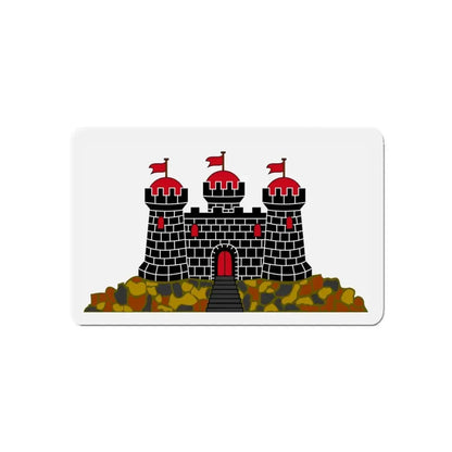 Flag of Edinburgh UK - Refrigerator Magnet 5 Inch - The Sticker Space