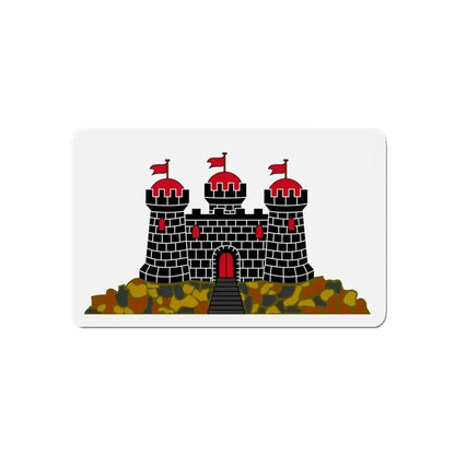 Flag of Edinburgh UK - Refrigerator Magnet - The Sticker Space