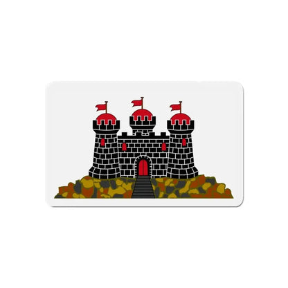 Flag of Edinburgh UK - Refrigerator Magnet - The Sticker Space