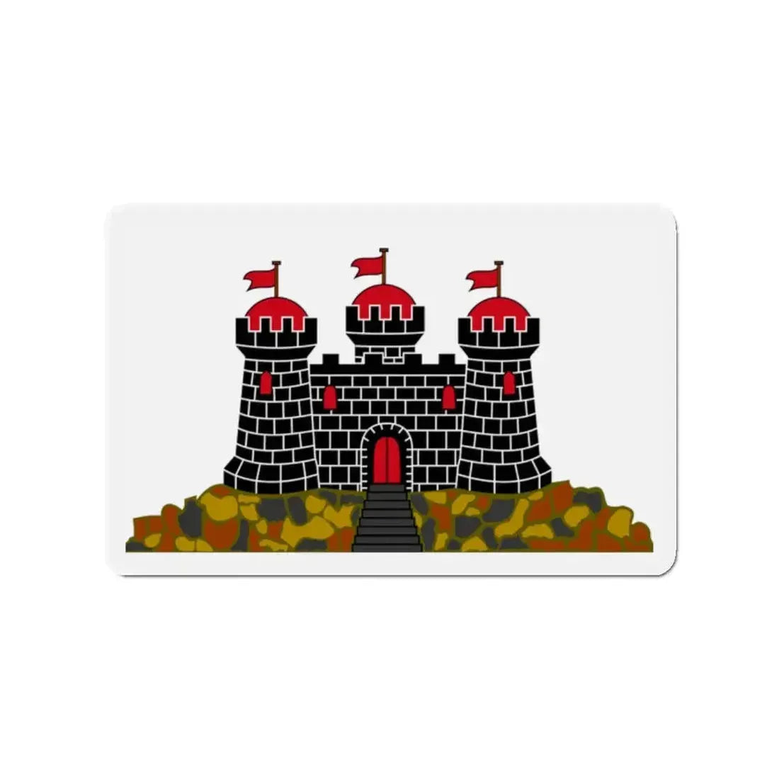 Flag of Edinburgh UK - Refrigerator Magnet - The Sticker Space