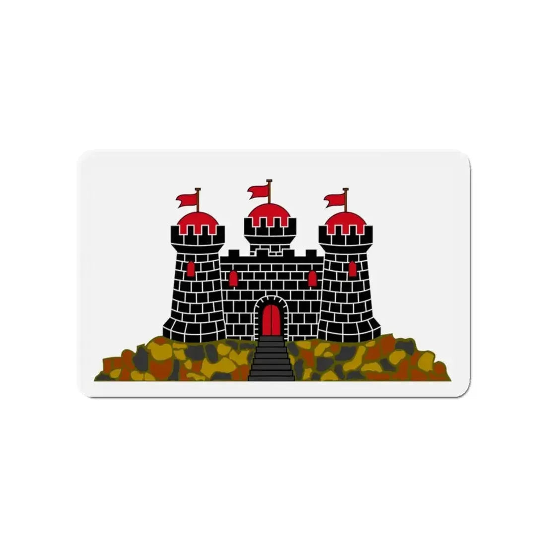 Flag of Edinburgh UK - Refrigerator Magnet - The Sticker Space