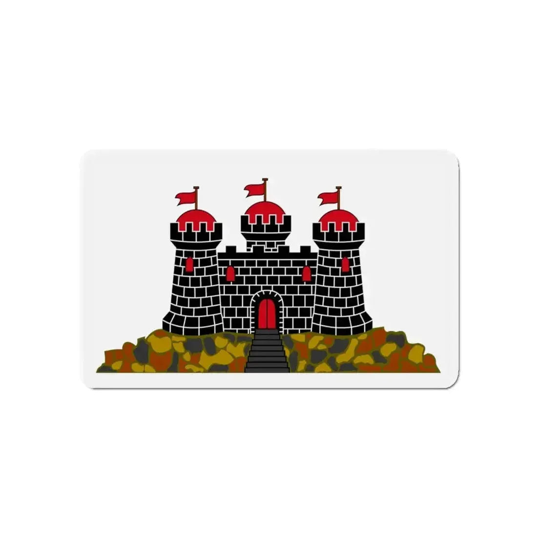 Flag of Edinburgh UK - Refrigerator Magnet - The Sticker Space