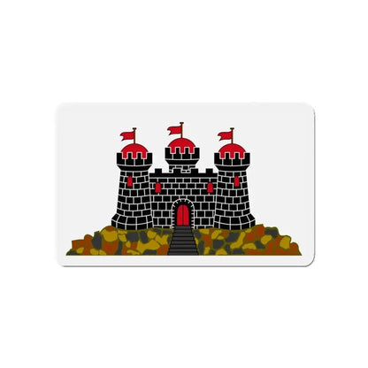 Flag of Edinburgh UK - Refrigerator Magnet - The Sticker Space
