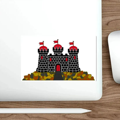 Flag of Edinburgh UK STICKER Vinyl Die-Cut Decal - The Sticker Space