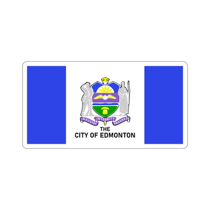 Flag of Edmonton 1966–1986 Canada STICKER Vinyl Die-Cut Decal-5 Inch-The Sticker Space