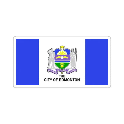 Flag of Edmonton 1966–1986 Canada STICKER Vinyl Die-Cut Decal 6 Inch - The Sticker Space
