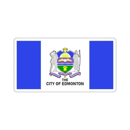 Flag of Edmonton 1966–1986 Canada STICKER Vinyl Die-Cut Decal - The Sticker Space