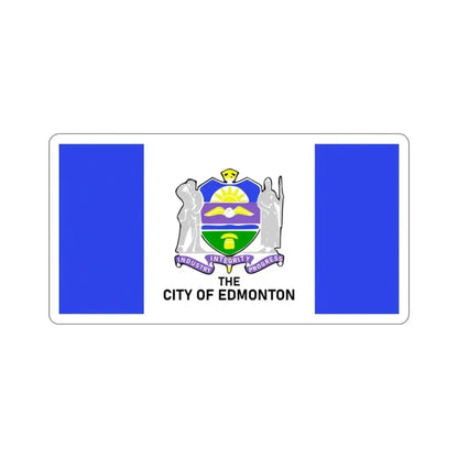Flag of Edmonton 1966–1986 Canada STICKER Vinyl Die-Cut Decal - The Sticker Space