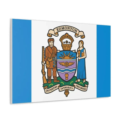 Flag of Edmonton Canada - Canvas Wall Art - The Sticker Space