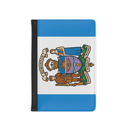 Flag of Edmonton Canada - Passport Holder-3.9" x 5.8"-The Sticker Space