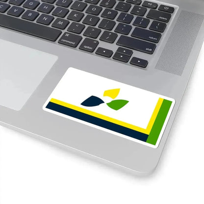 Flag of Edmundston (Canada) STICKER Vinyl Kiss-Cut Decal - The Sticker Space