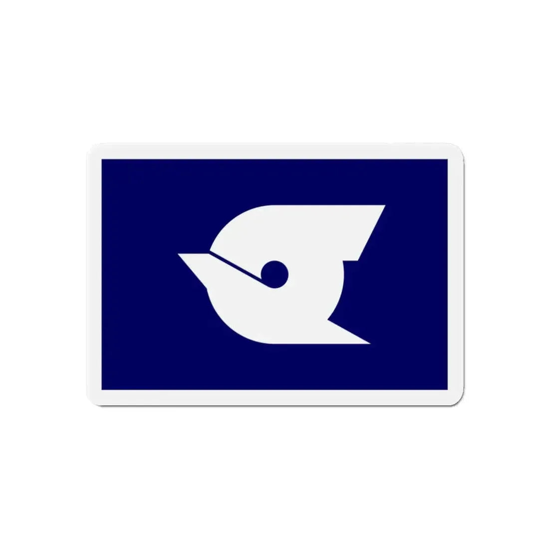 Flag of Edogawa Tokyo Japan - Refrigerator Magnet 6 Inch - The Sticker Space