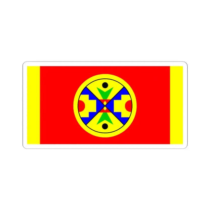 Flag of Eel Ground First Nation (Canada) STICKER Vinyl Kiss-Cut Decal 2 Inch White - The Sticker Space