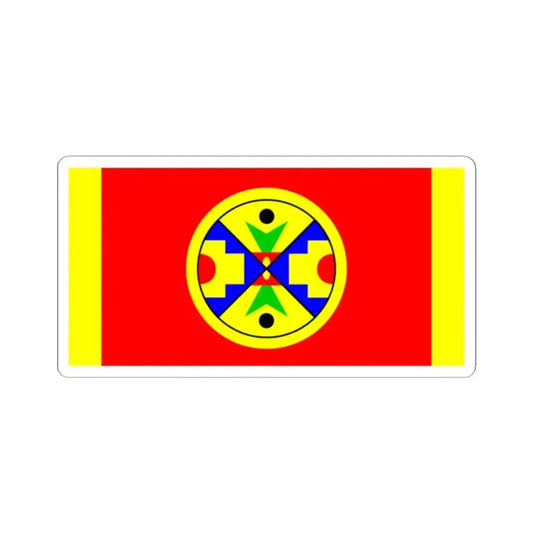 Flag of Eel Ground First Nation (Canada) STICKER Vinyl Kiss-Cut Decal 2 Inch White - The Sticker Space
