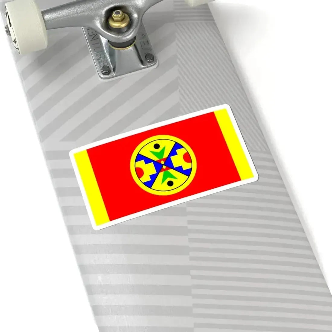 Flag of Eel Ground First Nation (Canada) STICKER Vinyl Kiss-Cut Decal - The Sticker Space