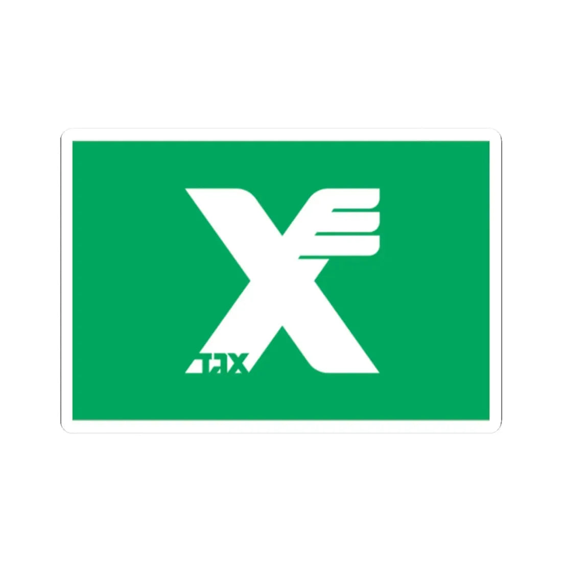 Flag of Egged (Israel) STICKER Vinyl Kiss-Cut Decal 2 Inch White - The Sticker Space