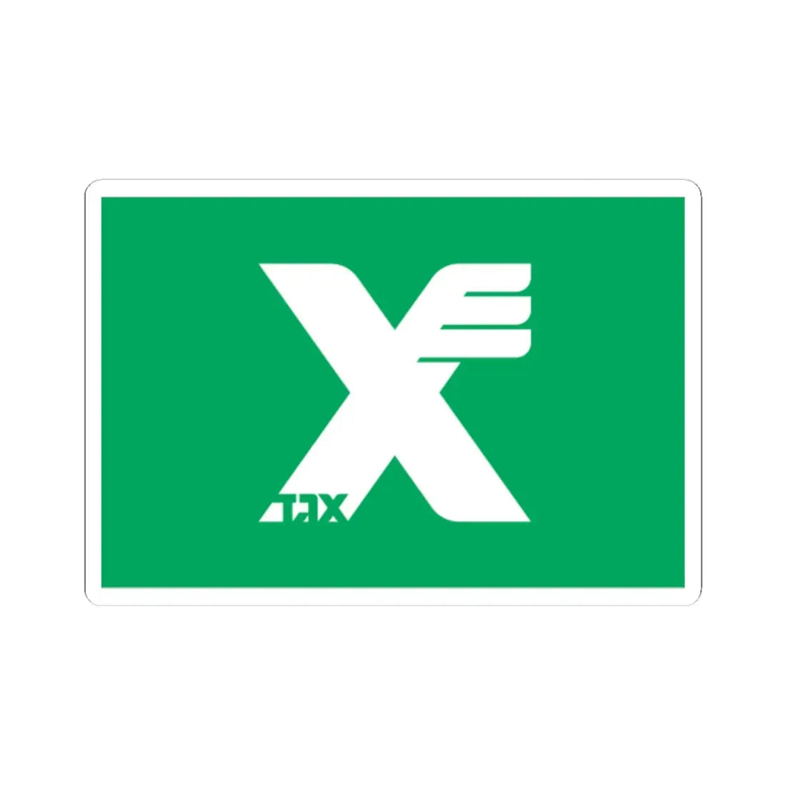 Flag of Egged (Israel) STICKER Vinyl Kiss-Cut Decal 6 Inch White - The Sticker Space