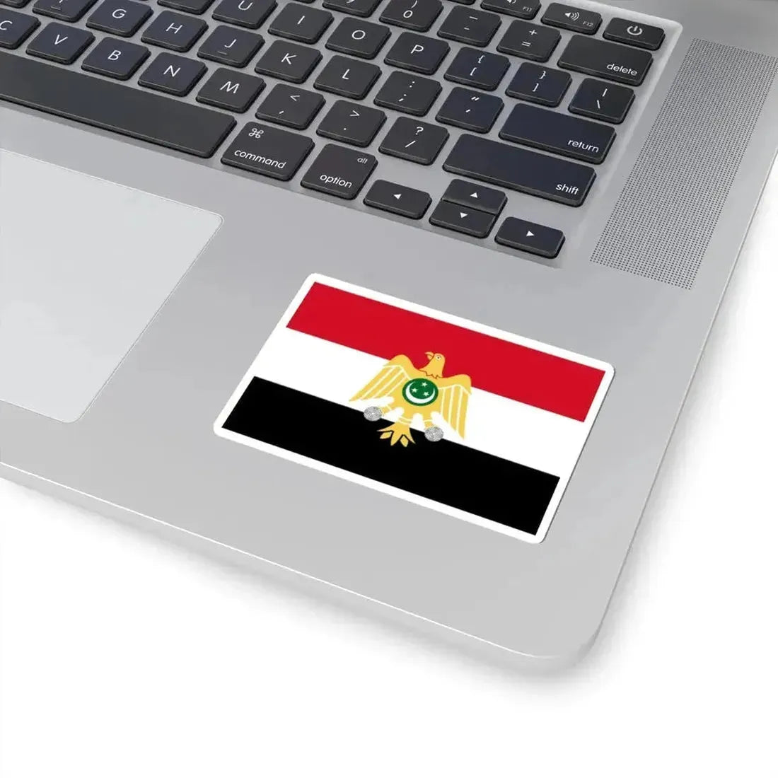 Flag of Egypt 1952-1958 (Egypt) STICKER Vinyl Kiss-Cut Decal - The Sticker Space