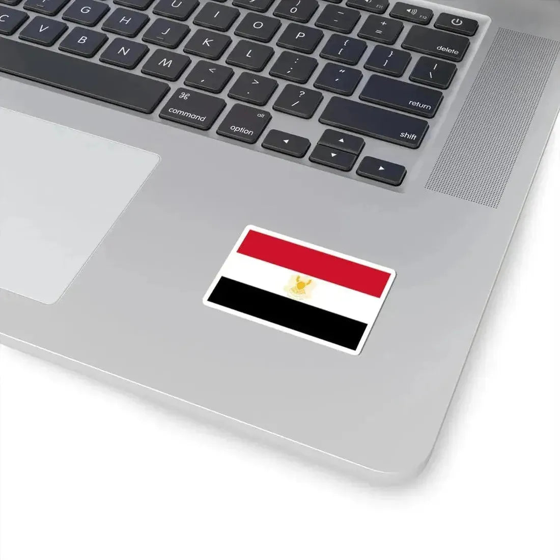 Flag of Egypt 1972-1984 (Egypt) STICKER Vinyl Kiss-Cut Decal - The Sticker Space