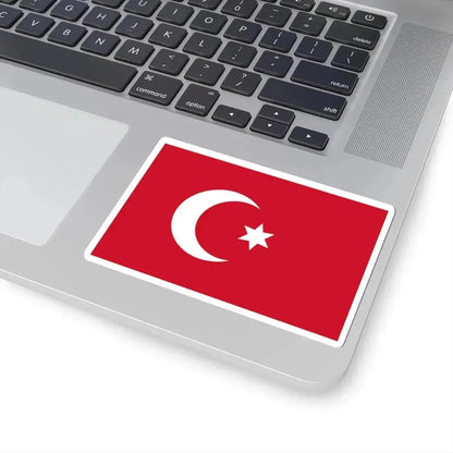 Flag of Egypt 19th century 6point (Egypt) STICKER Vinyl Kiss-Cut Decal - The Sticker Space