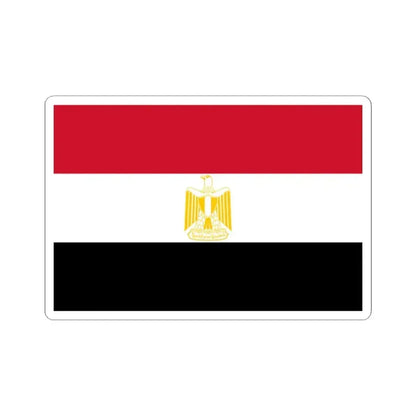 Flag of Egypt Coat of arms variant (Egypt) STICKER Vinyl Kiss-Cut Decal 2 Inch White - The Sticker Space