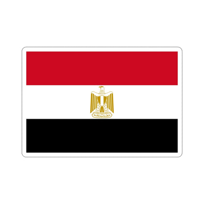 Flag of Egypt STICKER Vinyl Die-Cut Decal-4 Inch-The Sticker Space