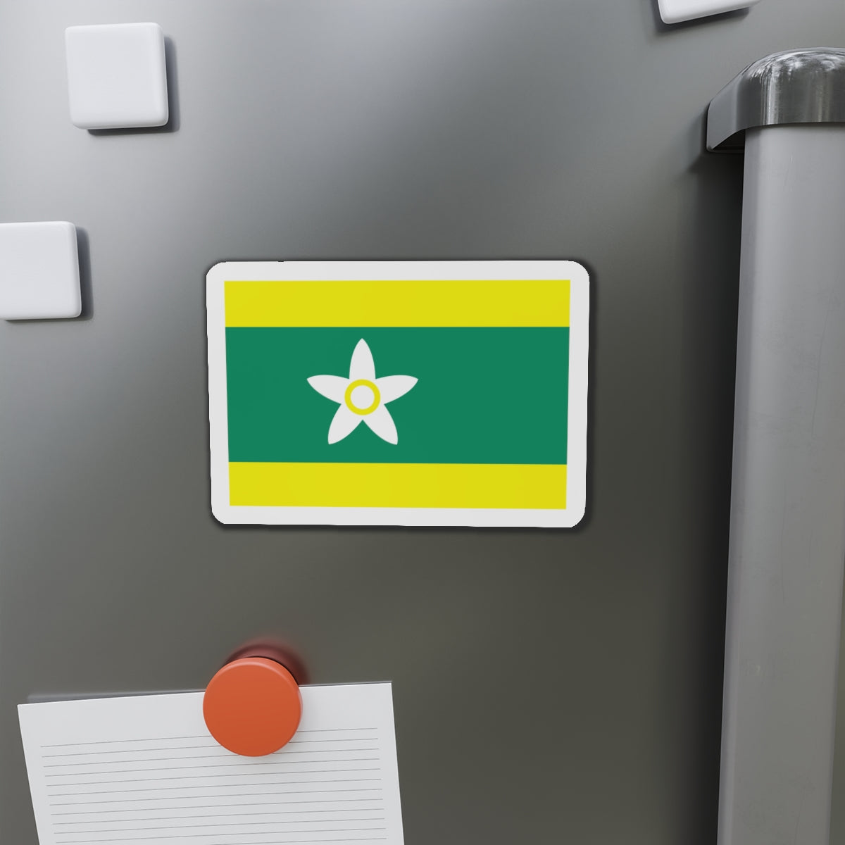 Flag of Ehime Prefecture Japan - Die-Cut Magnet-The Sticker Space